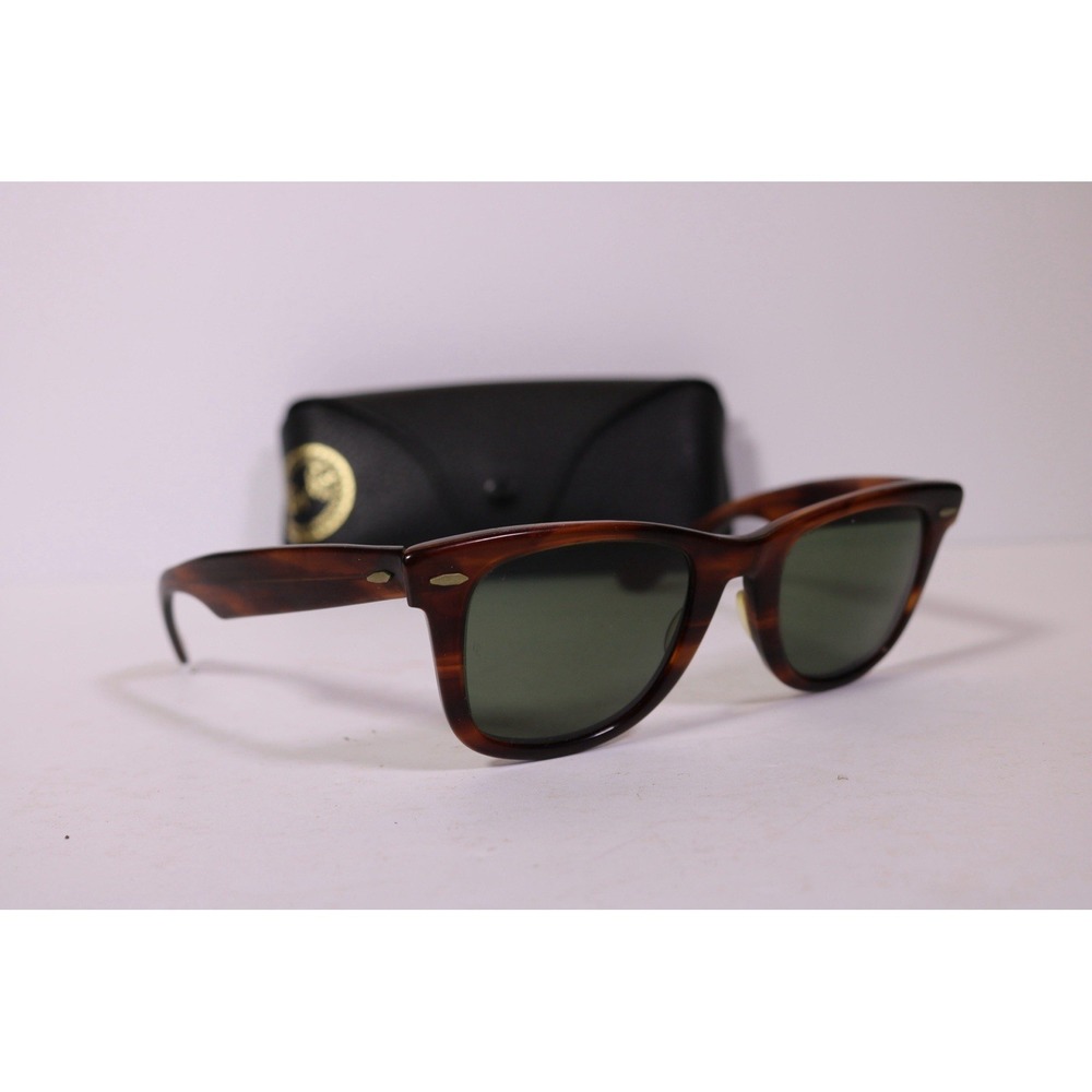 Vintage Ray Ban Wayfarer 5022 B&L Tortoise Sunglasses Made in USA